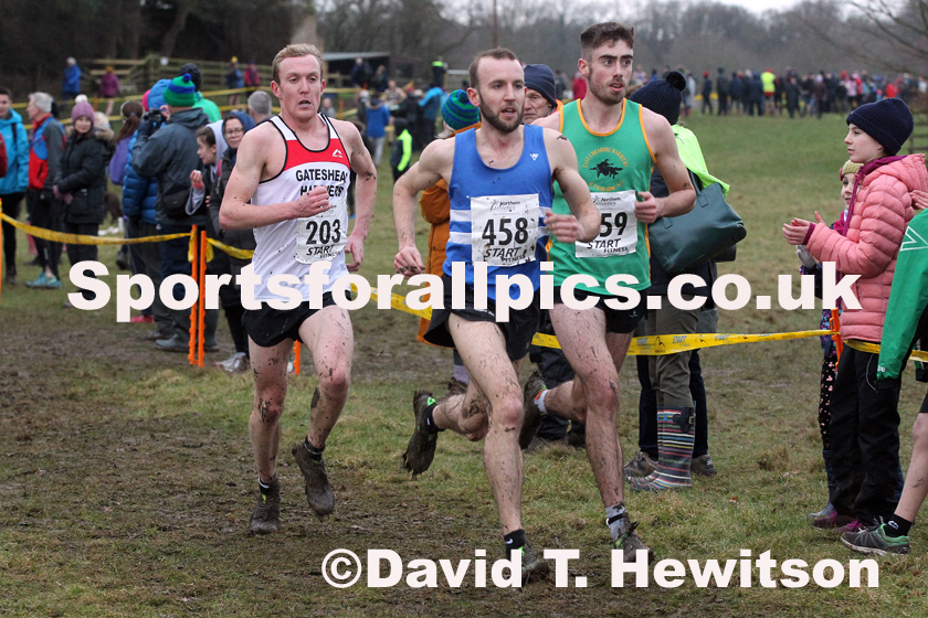 Senior mens Northern Cross Country Champs., Camp Hill Estate, Kirklington.  Photo: David T. Hewitson/Sports for All Pics